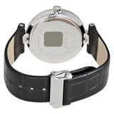 Rado Coupole Black Diamond Dial Black Leather Men's Watch #R22852705 - Watches of America #3