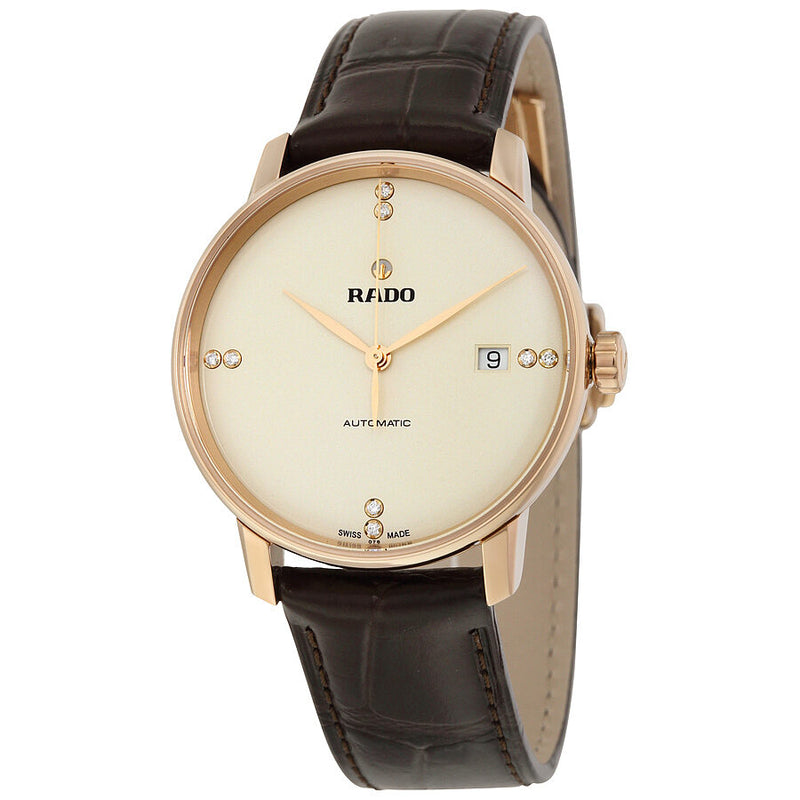 Rado Coupole Classic Automatic Champange Dial Unisex Watch #R22861765 - Watches of America