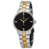 Rado Coupole Classic Automatic Black Diamond Dial Ladies Watch #R22862712 - Watches of America