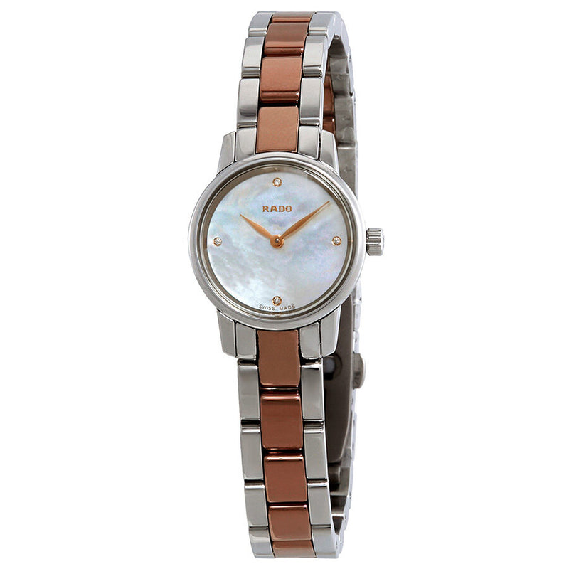 Rado Coupole Classic Diamond White Mother of Pearl Dial Ladies Watch #R22890942 - Watches of America