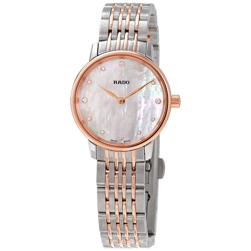 Rado Coupole Classic Mother of Pearl Diamond Dial Ladies Watch #R22897923 - Watches of America