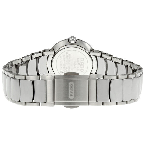 Rado Coupole Diamond Platinum-tone Ceramic Mini Ladies Watch #R22594712 - Watches of America #3