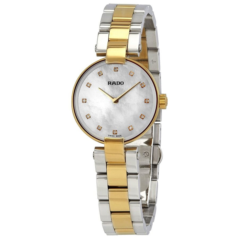 Rado Coupole Mother of Pearl Diamond Dial Ladies Watch #R22857924 - Watches of America