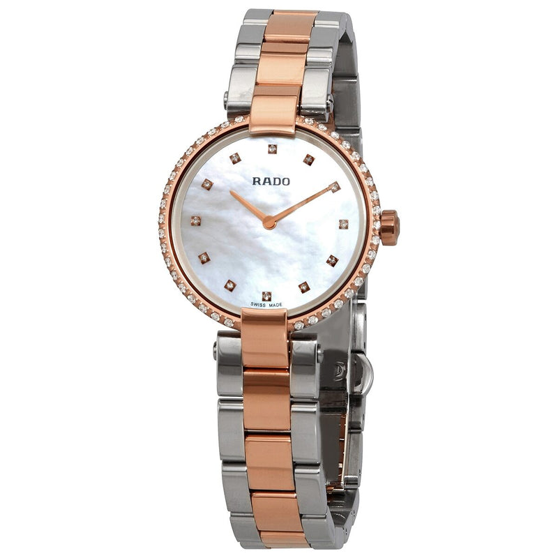 Rado Coupole Mother of Pearl Diamond Dial Ladies Watch #R22859923 - Watches of America