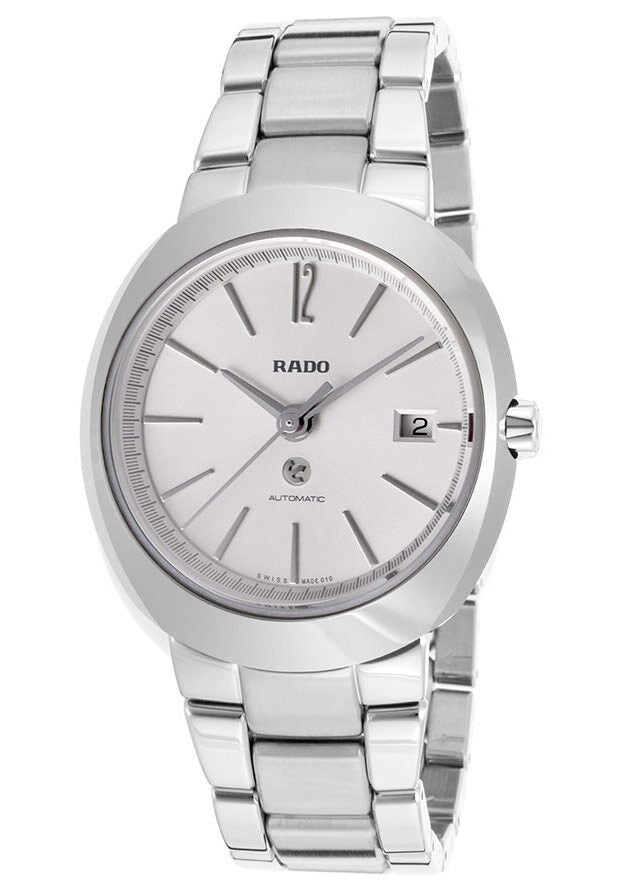 Rado D-Star Automatic Silver Dial Ladies Watch #R15514103 - Watches of America