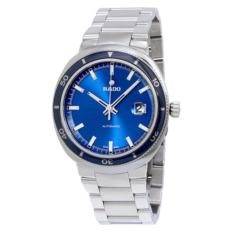 Rado D Star Blue Dial Stainless Steel Men's Watch #R15960203 - Watches of America