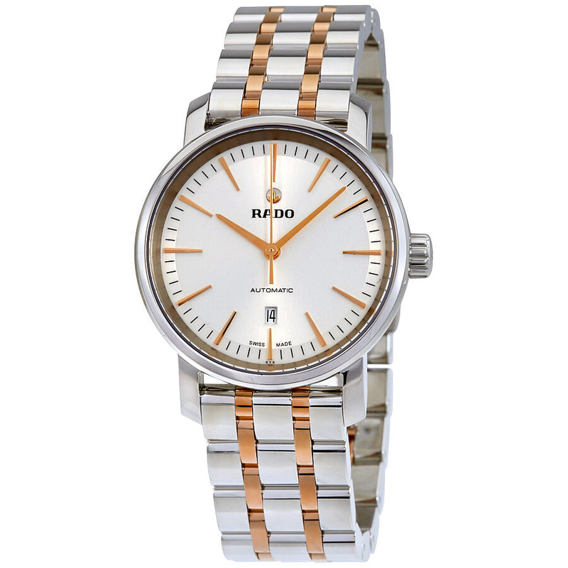Rado DiaMaster Automatic Silver Dial Ladies Watch #R14050103 - Watches of America