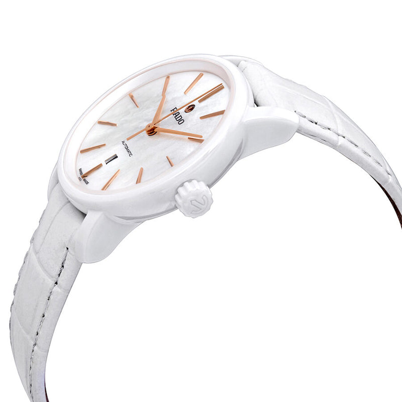 Rado DiaMaster Automatic White Mother of Pearl Dial Ladies Watch #R14044925 - Watches of America #2