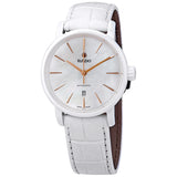 Rado DiaMaster Automatic White Mother of Pearl Dial Ladies Watch #R14044925 - Watches of America