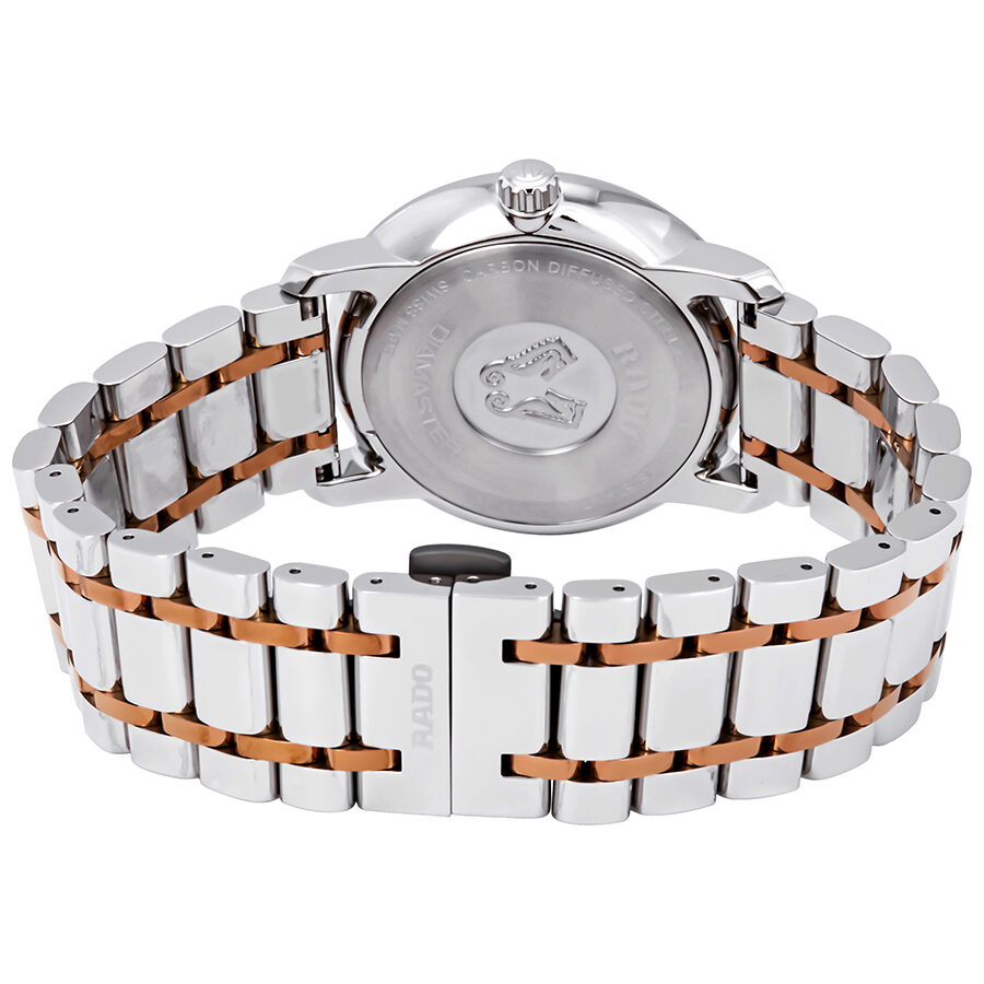 Rado DiaMaster Black Dial Two-tone Men's Watch R14078163 – Watches