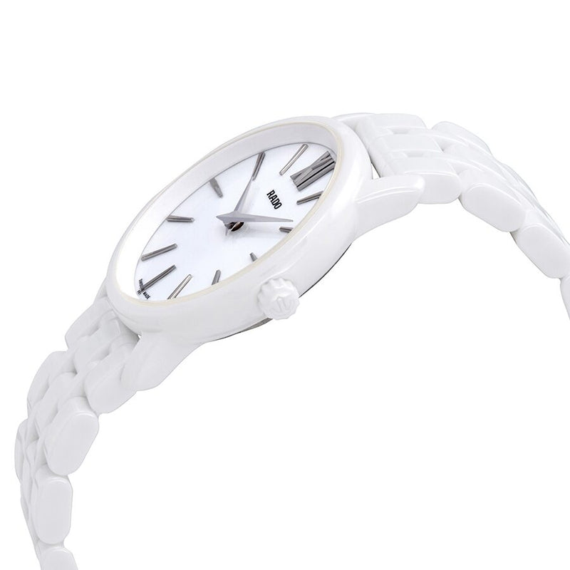 Rado DiaMaster Roman Mini White Dial Ceramic Case and Bracelet Ladies Watch #R14065017 - Watches of America #2