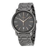 Rado Diamaster XL Dark Grey Dial Plasma Ceramic Men's Watch #R14072137 - Watches of America