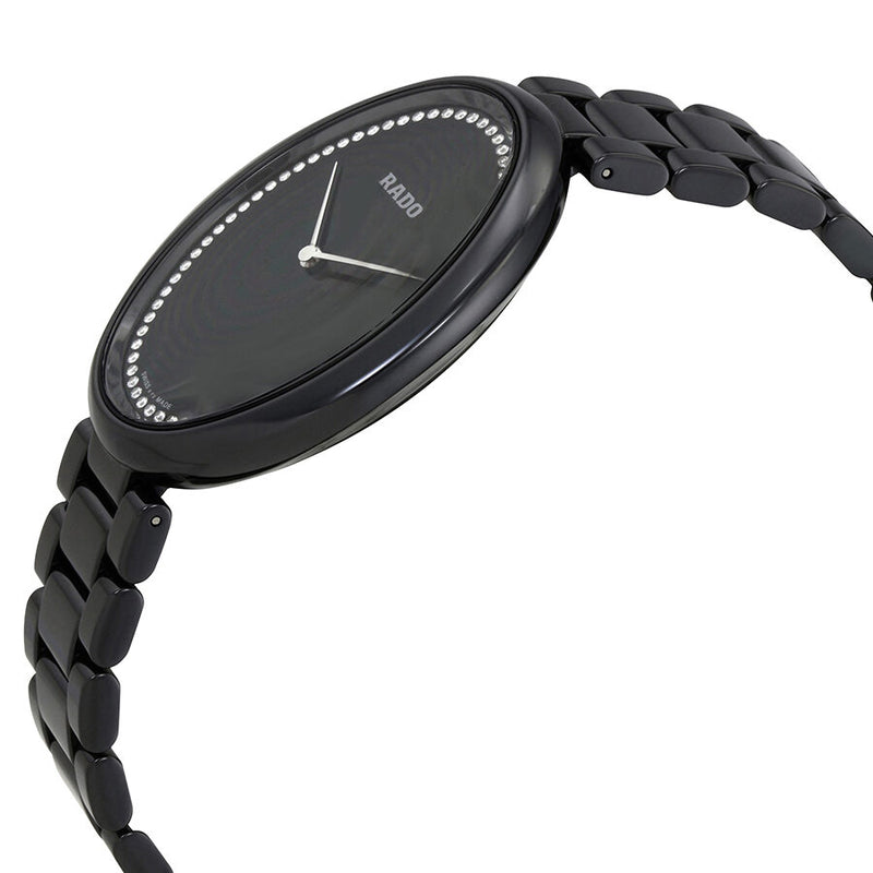 Rado Esenza Black Diamond Dial Black Ceramic Ladies Watch #R53093722 - Watches of America #2