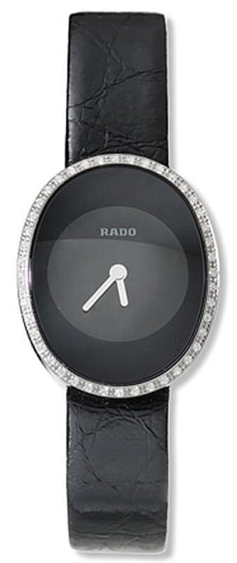 Rado Esenza Black Steel Diamond Ladies Watch #R53543154 - Watches of America