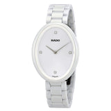 Rado Esenza White Dial White High-tech Ceramic Ladies Watch #R53092712 - Watches of America #2