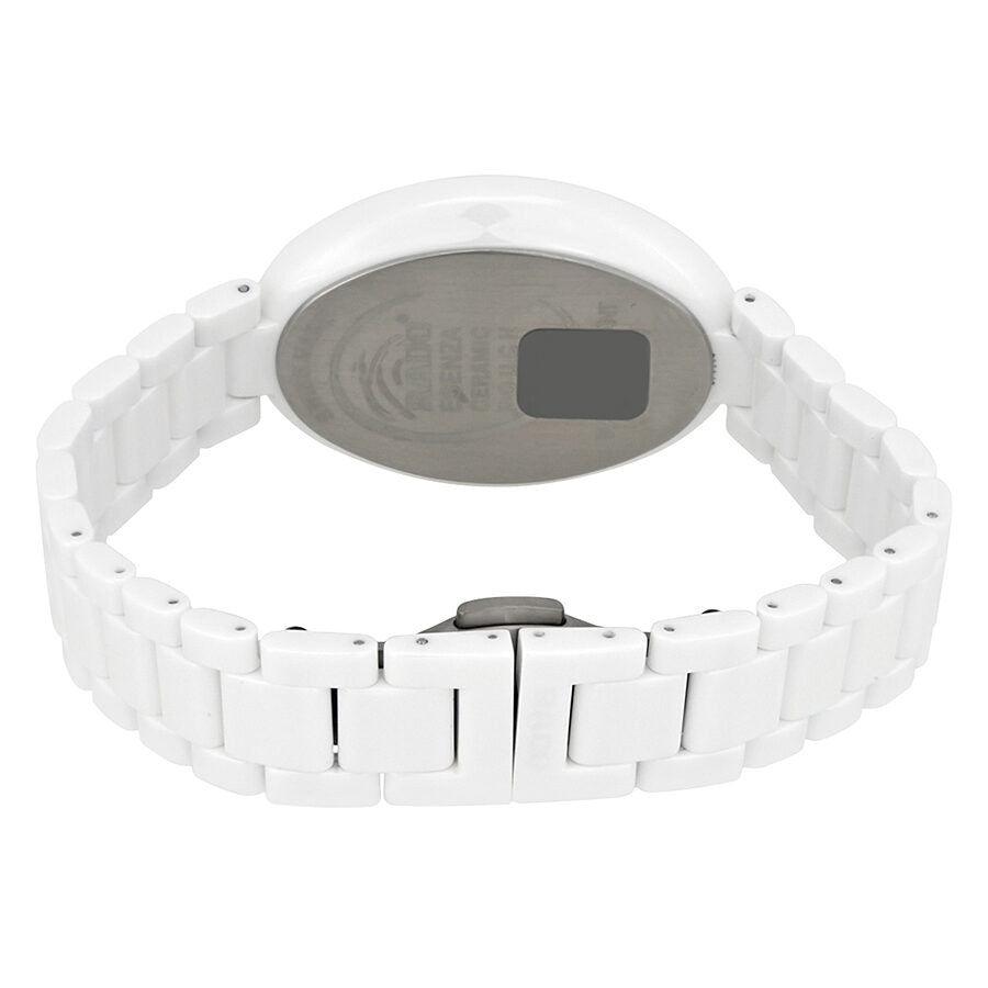 Rado Esenza White Dial White High tech Ceramic Ladies Watch R53092712 Watches of America