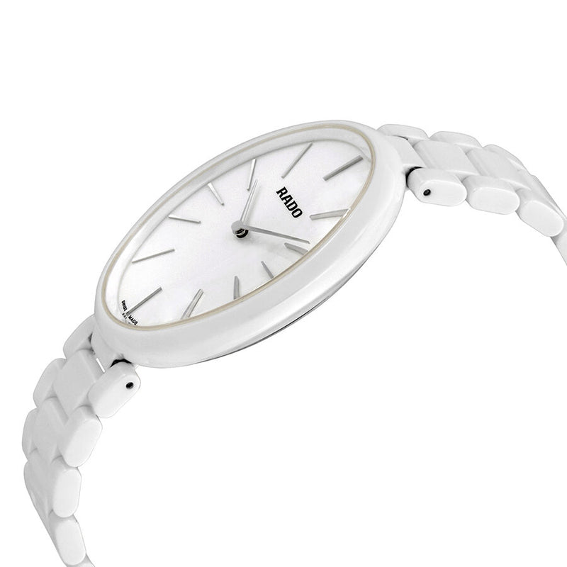 Rado Esenza White Dial White Ceramic Ladies Watch #R53092012 - Watches of America #2