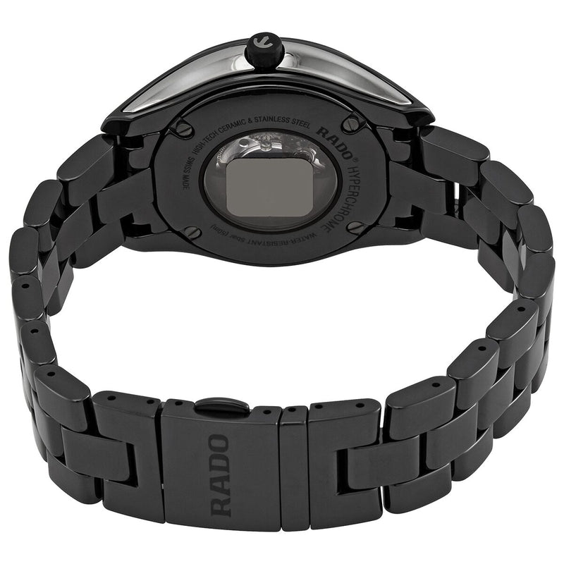 Rado Hyperchrome Automatic Black Ceramic Ladies Watch #R32260152 - Watches of America #3