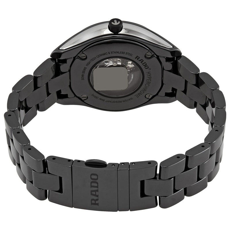 Rado Hyperchrome Automatic Diamond Black Ceramic Ladies Watch #R32260702 - Watches of America #3