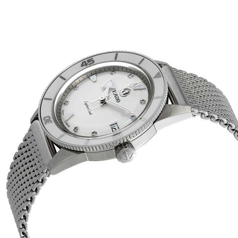 Rado HyperChrome Captain Cook Automatic Diamond Silver Dial Ladies Watch #R32500703 - Watches of America #2