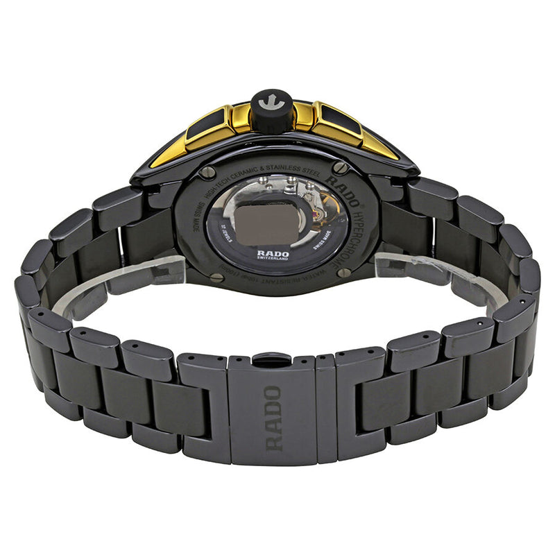 Rado Hyperchrome Chronograph Black Dial Black Ceramic Men's Watch #R32277152 - Watches of America #3