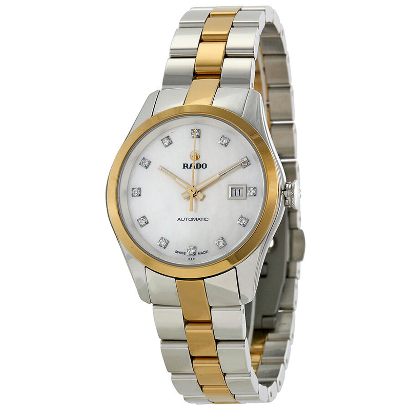 Rado Hyperchrome Lady Jubile Automatic Mother of Pearl Ladies Watch #R32088902 - Watches of America