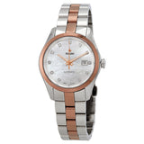Rado HyperChrome S Automatic Mother Of Pearl Diamond Dial Ladies Two Tone Watch #R32087902 - Watches of America