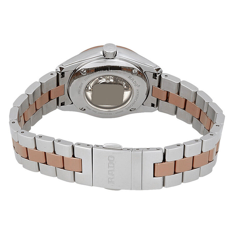Rado HyperChrome S Automatic Mother Of Pearl Diamond Dial Ladies Two Tone Watch #R32087902 - Watches of America #3