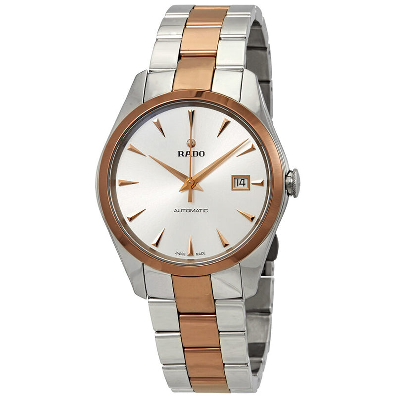 Rado HyperChrome Silver Dial Automatic Men's Two Tone Watch #R32980112 - Watches of America