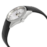 Rado HyperChrome Silver Dial Black Leather Ladies Watch #R32110105 - Watches of America #2