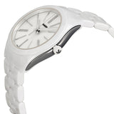 Rado HyperChrome White Dial Stainless Steel and Ceramic Case Ceramic Bracelet Ladies Watch #R32321012 - Watches of America #2