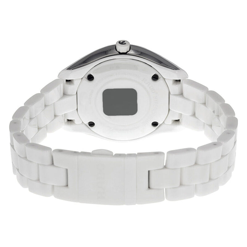 Rado HyperChrome White Dial Stainless Steel and Ceramic Case Ceramic Bracelet Ladies Watch #R32321012 - Watches of America #3