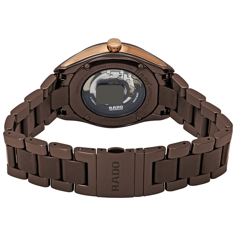 Rado HyperChrome XL Brown Dial Automatic Men's Ceramic Watch #R32176302 - Watches of America #3