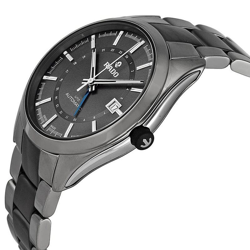 Rado HyperChrome XL Grey Dial Grey Ceramic Bracelet and Case Men's Watch #R32165102 - Watches of America #2