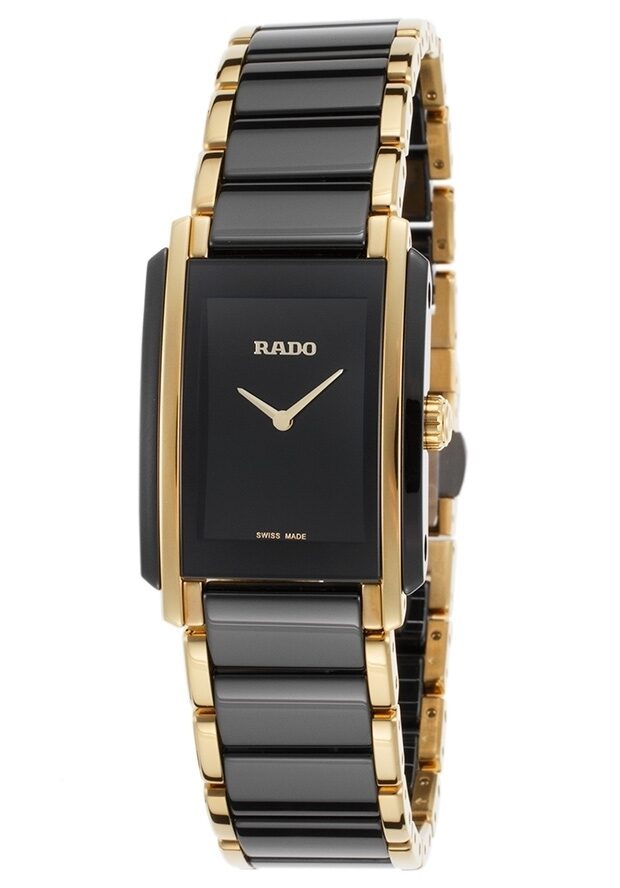 Rado Integral Black Dial Ladies Watch #R20845152 - Watches of America
