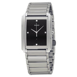 Rado Integral Black Dial Stainless Steel Men's Quartz Watch #R20997713 - Watches of America
