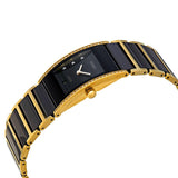 Rado Integral Black Dial Two-tones Diamond Ladies Watch #R20752752 - Watches of America #2