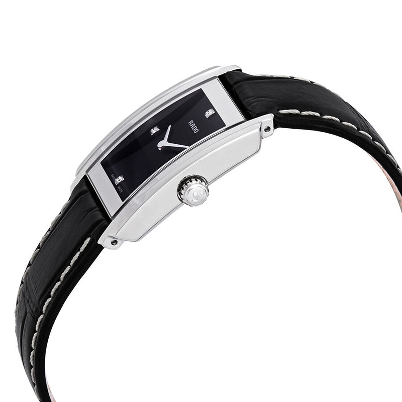 Rado Integral Diamond Black Dial Ladies Watch #R20213715 - Watches of America #2