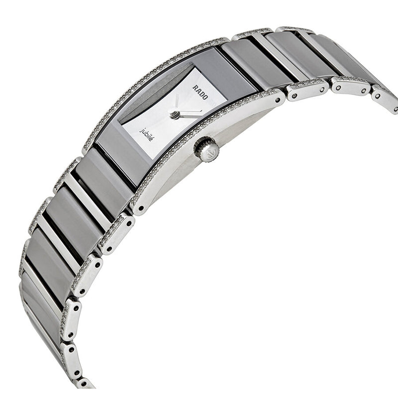 Rado Integral Diamond Silver Dial Ladies Watch #R20733122 - Watches of America #2