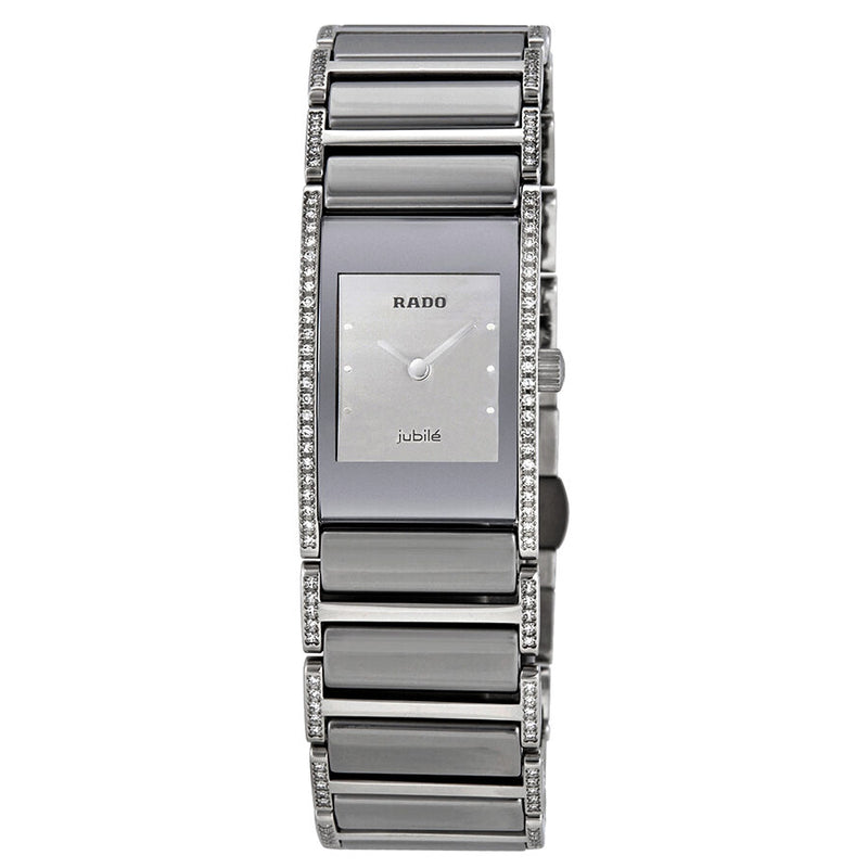 Rado Integral Diamond Silver Dial Ladies Watch #R20733122 - Watches of America