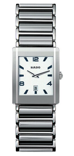 Rado Integral Platinum-tone Ceramic Men's Watch #R20484112 - Watches of America