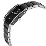 Rado Integral Quartz Black Dial Black Ceramic Ladies Watch #R20613712 - Watches of America #2