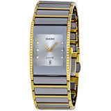 Rado Integral Quartz Platinum-Tone/Gold-tone DiamondWatch #R20794702 - Watches of America