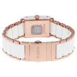 Rado Interal Quartz Mother of Pearl Dial Rose Gold PVD and White Ceramic Ladies Watch #R20844902 - Watches of America #3