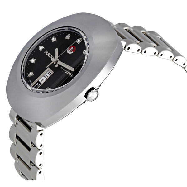 Rado Original Diastar Black Dial Diamond Men's Watch #R12408614 - Watches of America #2