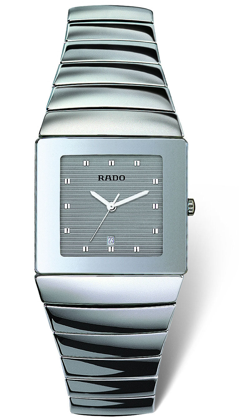 Rado Sintra Silver Ceramic Men's Watch #R13432122 - Watches of America