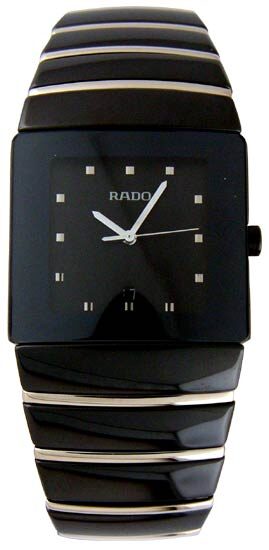 Rado Sintra Black and Steel Men's Watch #R13335172 - Watches of America