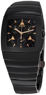 Rado Sintra Black Ceramic Chronograph Men's Watch #R13477182 - Watches of America