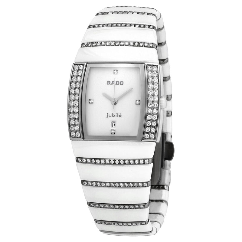 Rado Sintra Diamond White Dial Ladies Watch #R13632709 - Watches of America