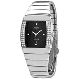 Rado Sintra Jubile Quartz Diamond Black Dial Ladies Watch #R13577712 - Watches of America